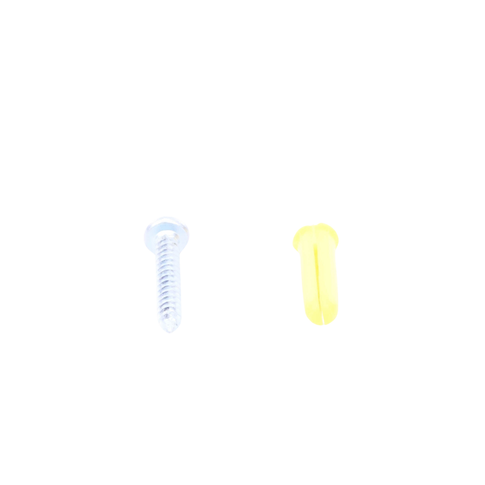 Paquete de 20 taquetes amarillo 1" y 20 tornillos 8mm x 1" TP-1X-KIT - SILYMX