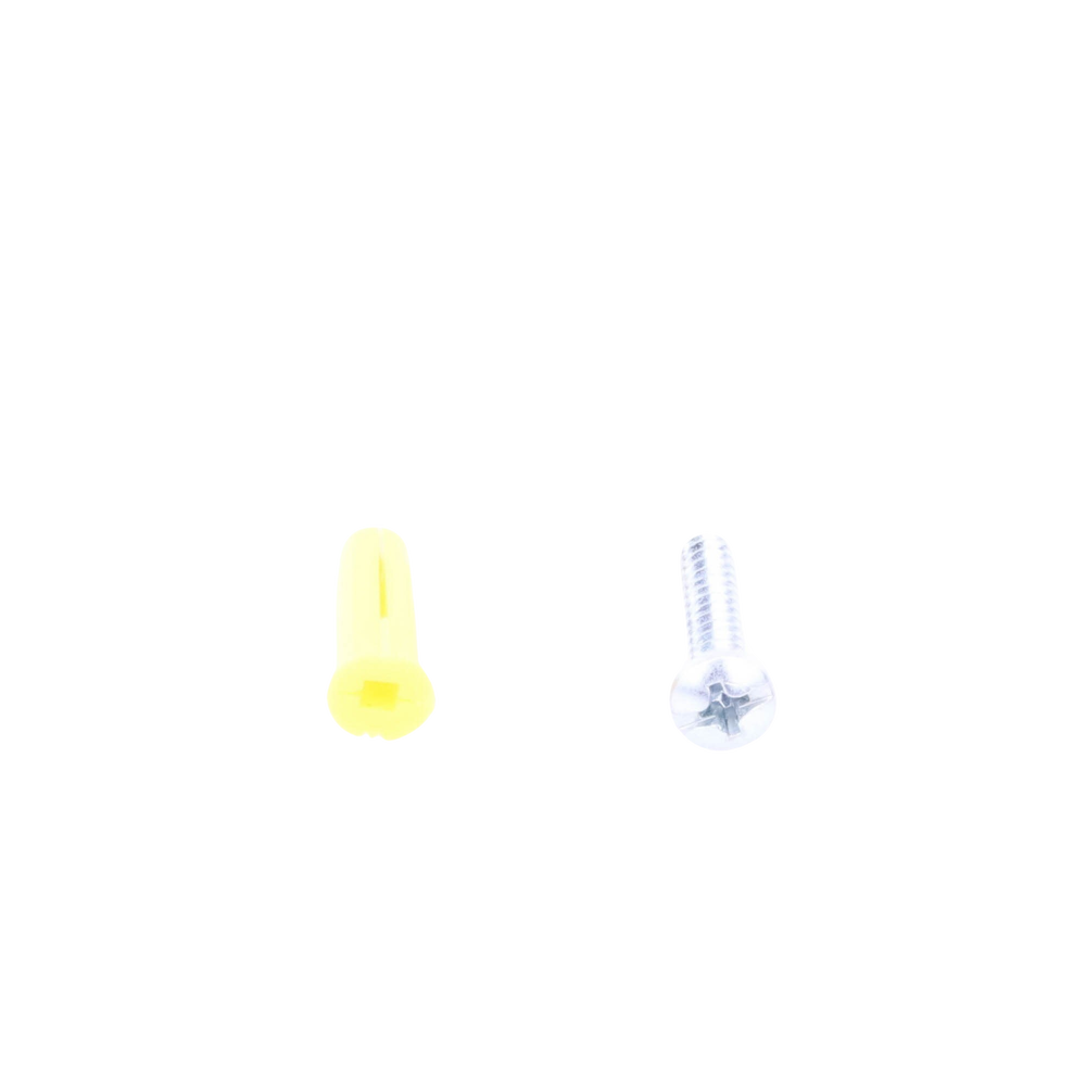 Paquete de 20 taquetes amarillo 1" y 20 tornillos 8mm x 1" TP-1X-KIT - SILYMX