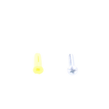 Paquete de 20 taquetes amarillo 1" y 20 tornillos 8mm x 1" TP-1X-KIT - SILYMX