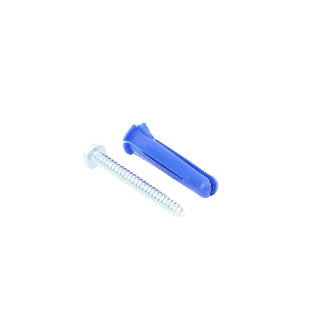 Paquete de 6 taquetes azul 2" y 6 tornillos 12mm x 2" 1105-05002 TP-3-KIT - SILYMX