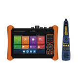 Probador de Vídeo OTDR Pantalla LCD de 7" IP ONVIF 8MP TVI 8MP CVI 8MP AHD SDI EX‐SDI Cable TDR Prueba de Red de Fibra Óptica TPTURBO4KOTDR - SILYMX