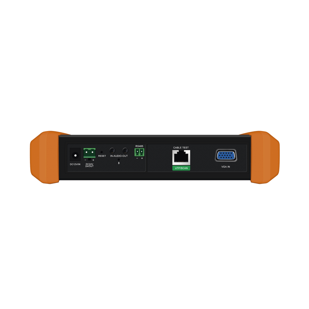 Probador de Vídeo OTDR Pantalla LCD de 7" IP ONVIF 8MP TVI 8MP CVI 8MP AHD SDI EX‐SDI Cable TDR Prueba de Red de Fibra Óptica TPTURBO4KOTDR - SILYMX