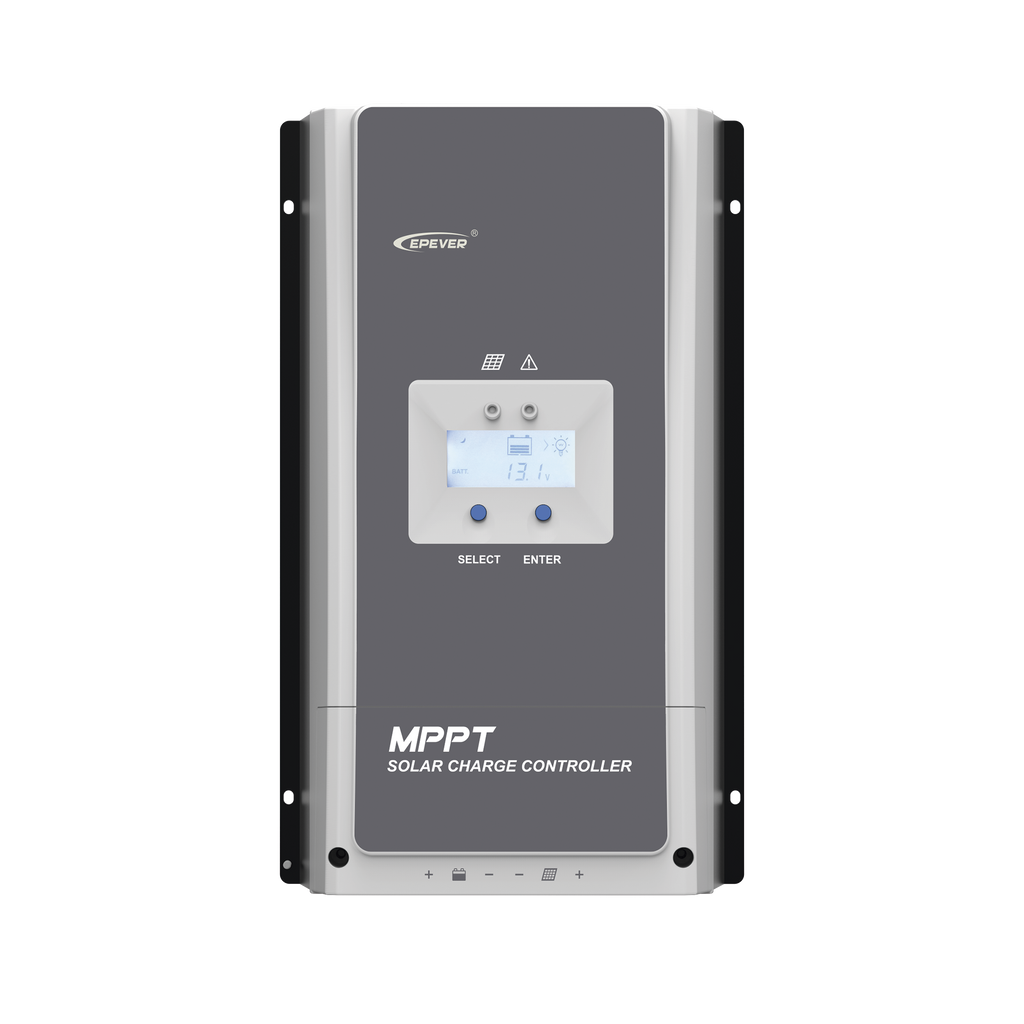 Controlador Solar MPPT 100A 12/24/36/48V, Máximo Voltaje de Circuito Abierto Voc 200Vcc, Configurable para Baterías de Litio EPEVER TRACER10420AN - SILYMX