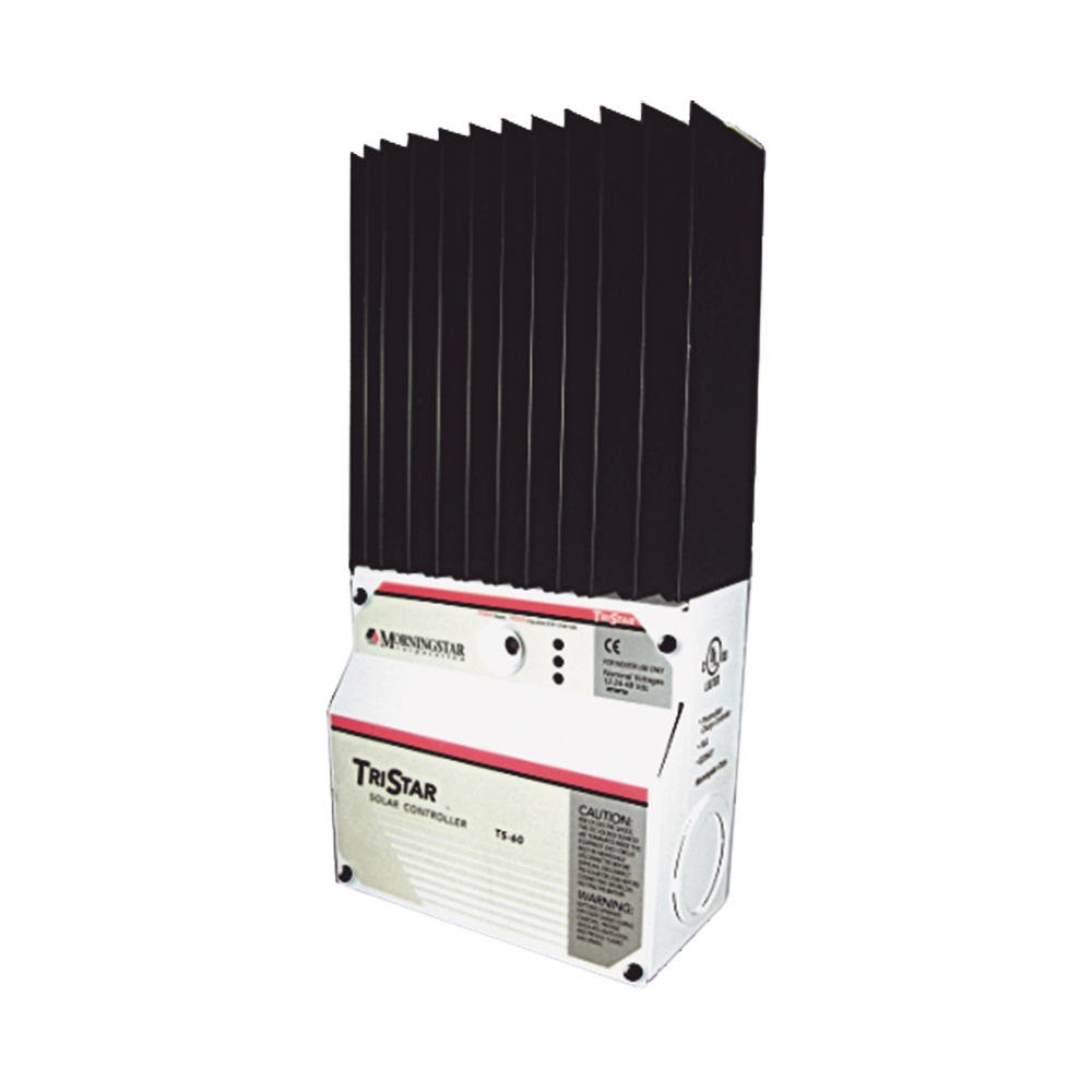 Controlador de Carga MORNINGSTAR con Función de Regulación de Carga Eólica TRISTAR 60 A 12/24/48 Vcc TS-60