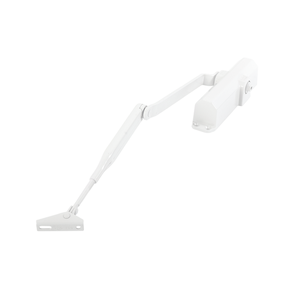 Cierrapuertas Fuerza 4/ Puertas de hasta 1100 mm de Ancho/ Color Blanco /Certificación UL - SILYMX