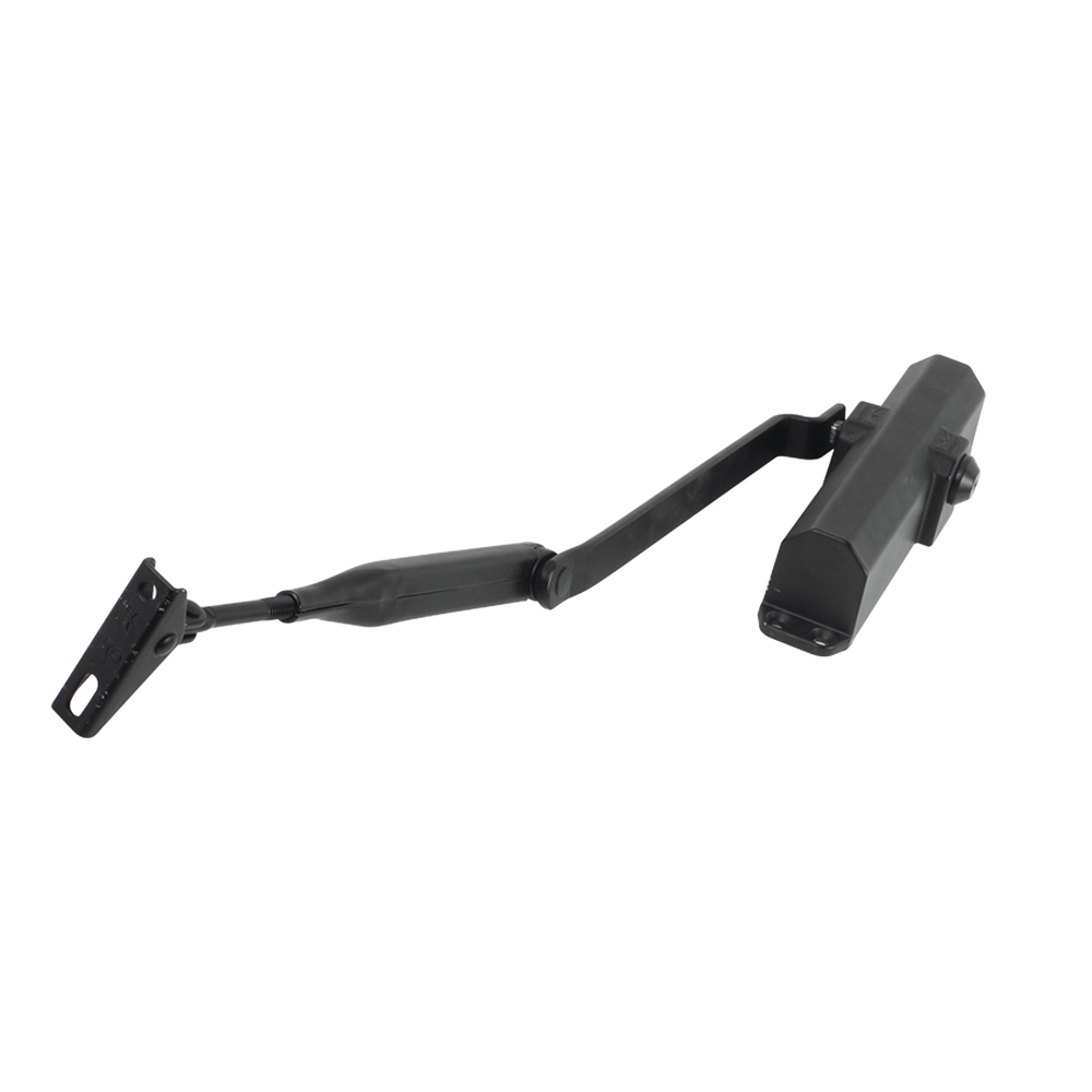 Cierrapuertas Fuerza 4/ Para puertas de hasta 1100 mm de Ancho/ Color Negro /Certificación UL - SILYMX