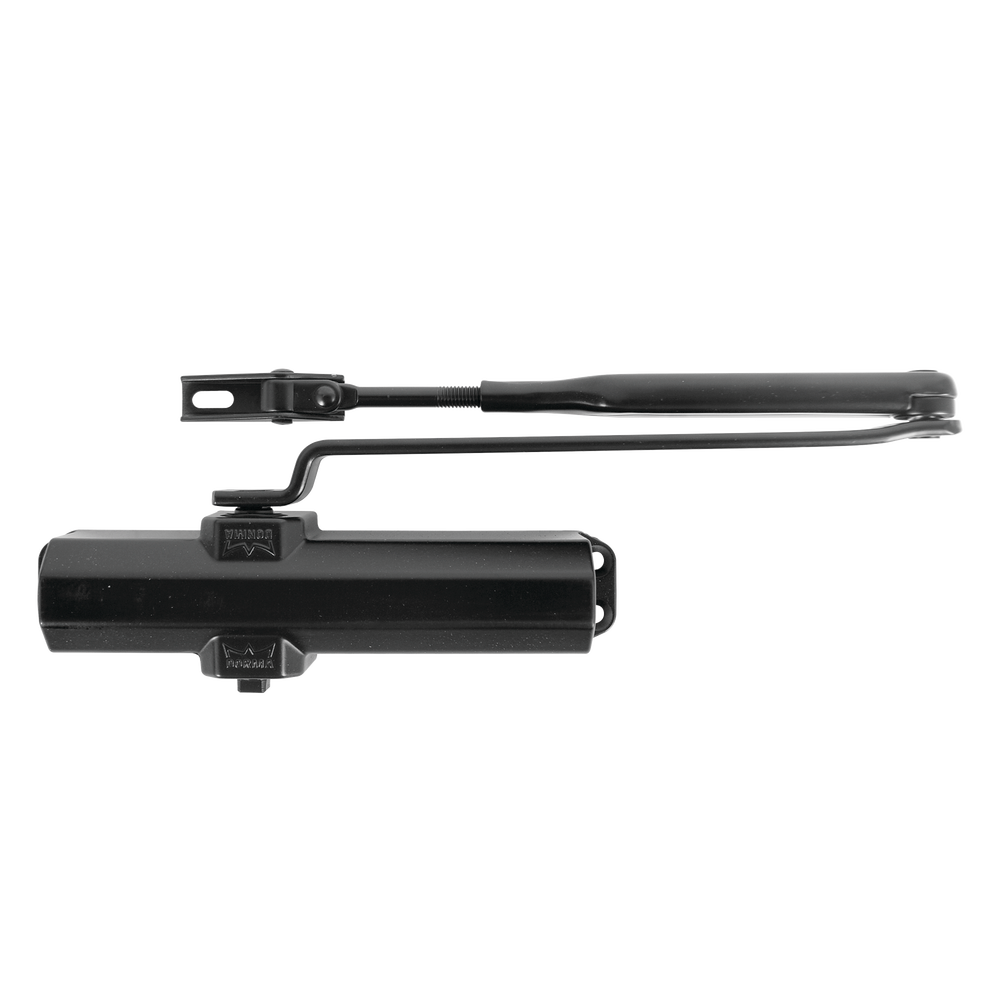 Cierrapuertas Fuerza 4/ Para puertas de hasta 1100 mm de Ancho/ Color Negro /Certificación UL - SILYMX