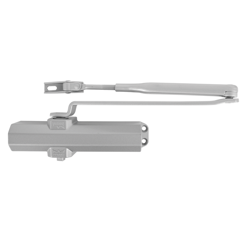 Cierrapuertas Fuerza 4 Para puertas de hasta  hasta 80 kg 1100 mm de Ancho Color Plata Certificación UL TSCOMP - SILYMX