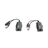 Kit de transceptores activos con conector para alimentación (12V/24Vcc/AC) TurboHD Distancia de hasta 150 m en 4K - SILYMX
