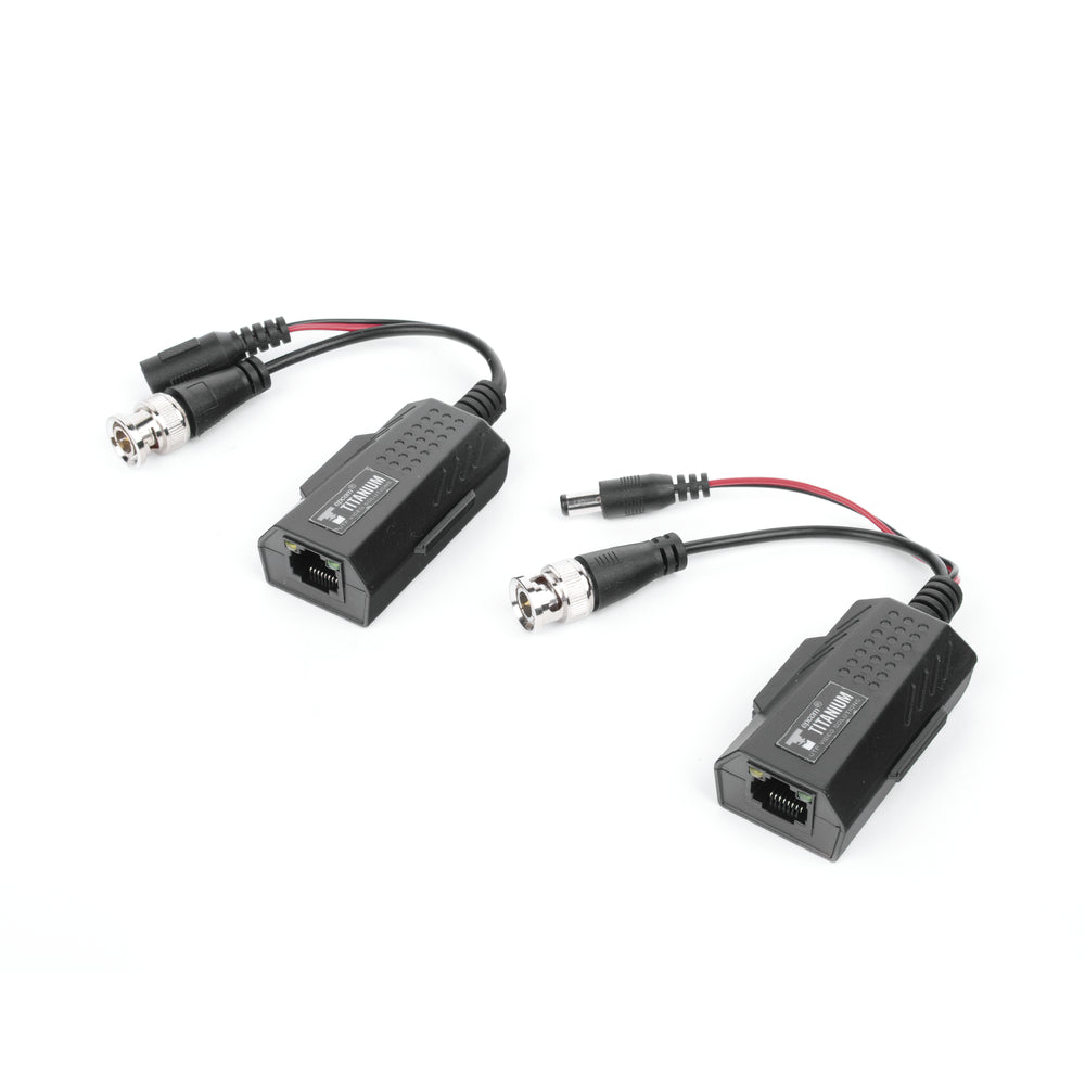 Kit de transceptores activos con conector para alimentación (12V/24Vcc/AC) TurboHD Distancia de hasta 150 m en 4K - SILYMX