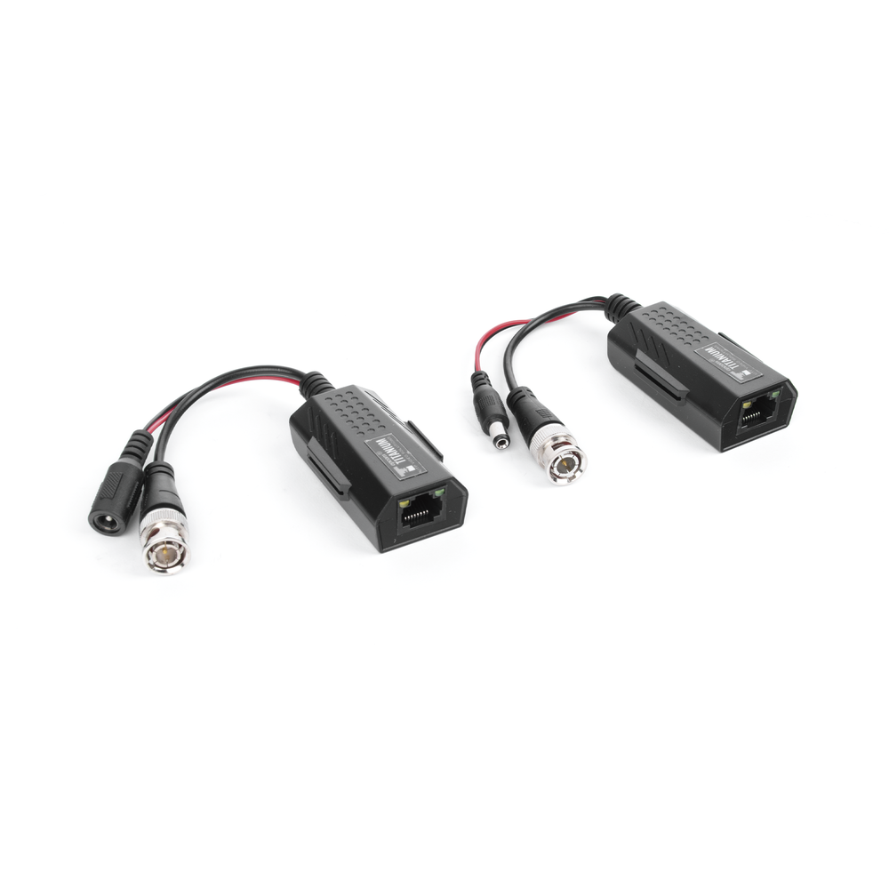 Kit de transceptores activos con conector para alimentación (12V/24Vcc/AC) TurboHD Distancia de hasta 150 m en 4K - SILYMX
