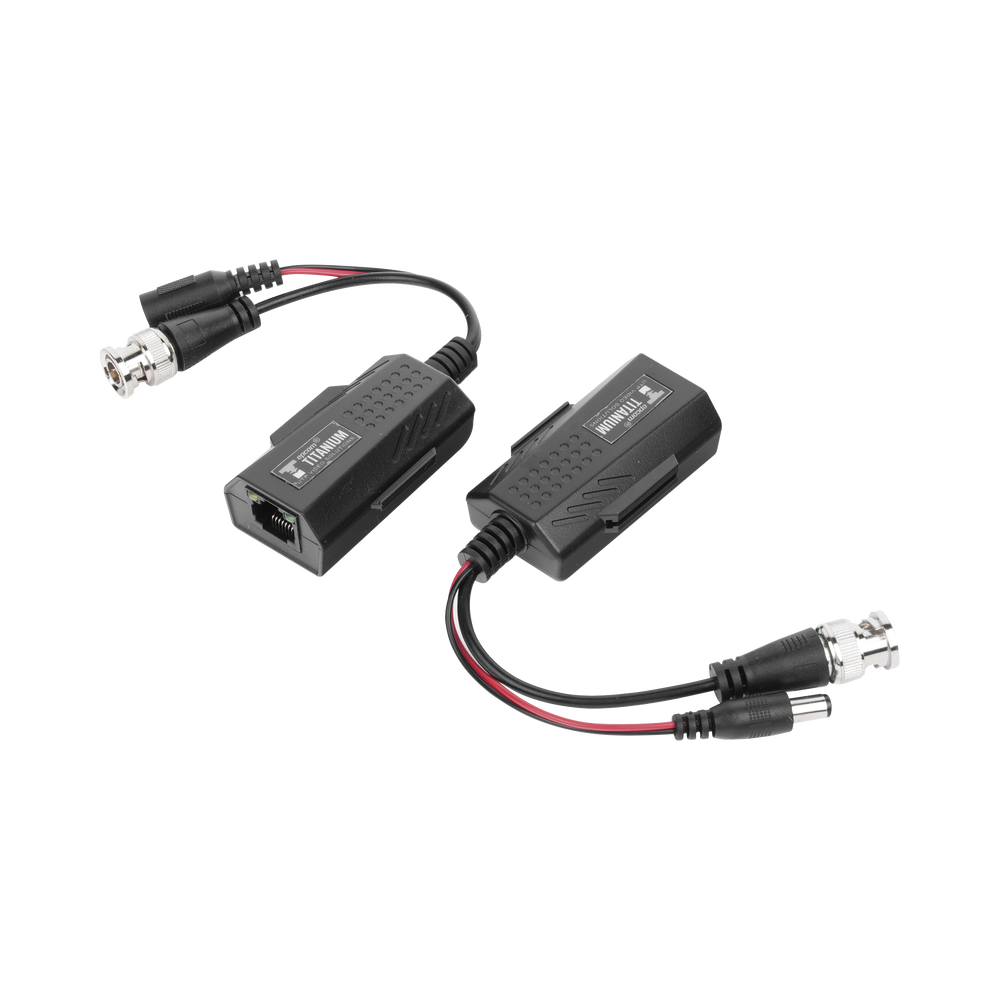 Kit de transceptores activos con conector para alimentación (12V/24Vcc/AC) TurboHD Distancia de hasta 150 m en 4K - SILYMX
