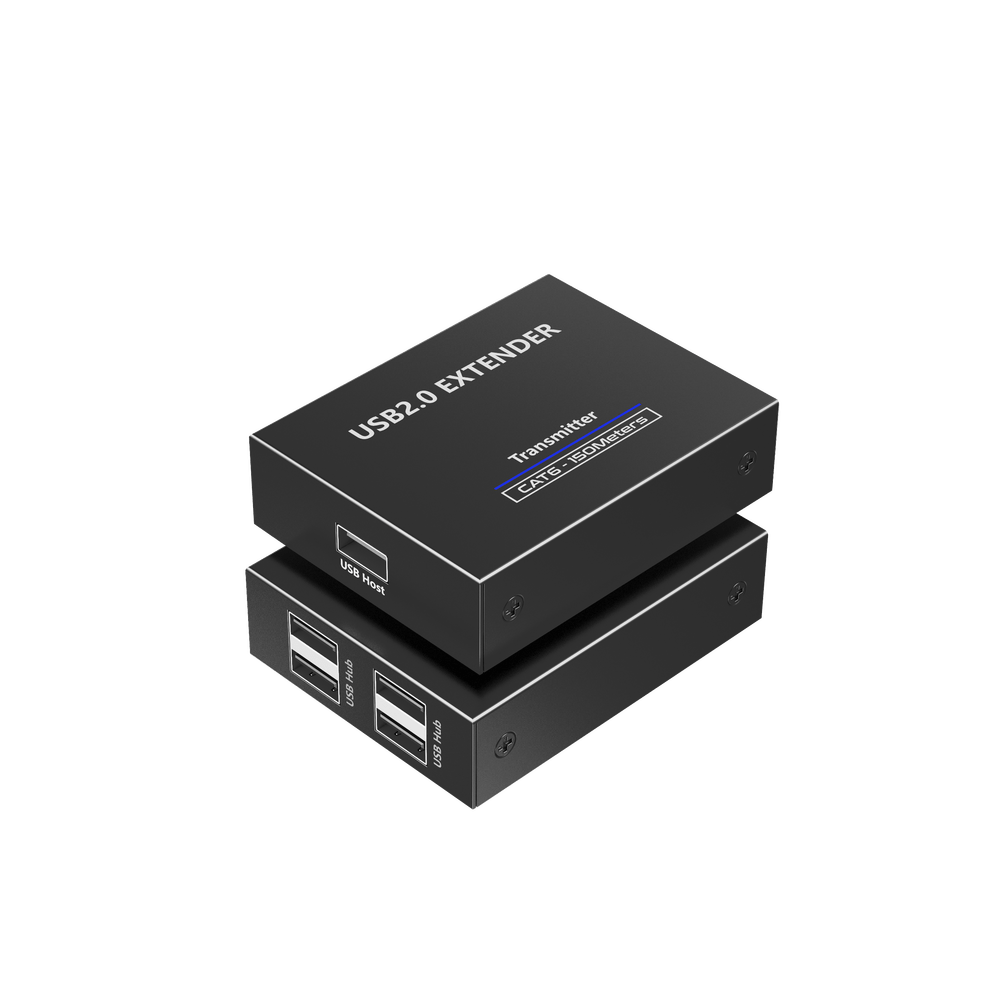 Kit EXTENSOR USB 2.0 de 4 Puertos para Distancias de Hasta 150 m EPCOM TITANIUM TT150USB - SILYMX