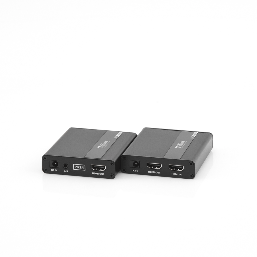 Kit extensor KVM HDMI y USB hasta 70 metros 1080P 60 Hz Cat 6 Uso 24/7 Salida de audio Transmite el Video y Controla tu DVR vía USB a distancia TT223KVM - SILYMX