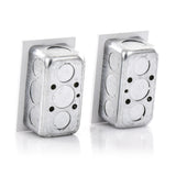 Kit Extensor HDMI en PLACAS DE PARED para distancias de 40 metros Resolución 1080P  60 Hz Cat 6 6A 7 HDR Cero Latencia Soporta Control Remoto Placa de pared de 2.74 x 4.49” tamaño estándar de EE.UU. TT372W - SILYMX