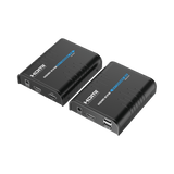 Kit extensor KVM (HDMI y USB) hasta 120 metros Soporta STP y UTP CAT5/5E/6 / Soporta Switch Gigabit para control KVM múltiple / Soporta hasta 253 receptores / Transmite el Video y Controla tu DVR vía USB - SILYMX