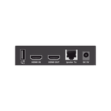 Kit Extensor KVM HDMI y USB hasta 120 metros Transmite el Video y Controla tu DVR vía USB a distancia Soporta resolución 4K 60Hz Cat 6, 6a y 7 Salida Loop en el Tx para visualización local TT582KVM - SILYMX
