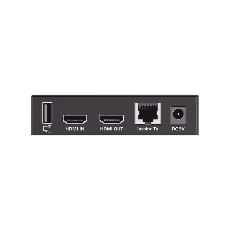 Kit Extensor KVM HDMI y USB hasta 120 metros Transmite el Video y Controla tu DVR vía USB a distancia Soporta resolución 4K 60Hz Cat 6, 6a y 7 Salida Loop en el Tx para visualización local TT582KVM - SILYMX