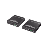 Kit Extensor KVM HDMI y USB hasta 120 metros Transmite el Video y Controla tu DVR vía USB a distancia Soporta resolución 4K 60Hz Cat 6, 6a y 7 Salida Loop en el Tx para visualización local TT582KVM - SILYMX