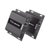 Kit Extensor HDMI para distancias de 120 metros 4K 30Hz por medio de UTP Cat 5e/6 Uno a Uno y Uno a Muchos Uso 24/7 Compatible con Switch TT-683-4.0 - SILYMX