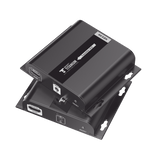 Kit Extensor HDMI para distancias de 120 metros 4K 30Hz por medio de UTP Cat 5e/6 Uno a Uno y Uno a Muchos Uso 24/7 Compatible con Switch TT-683-4.0 - SILYMX