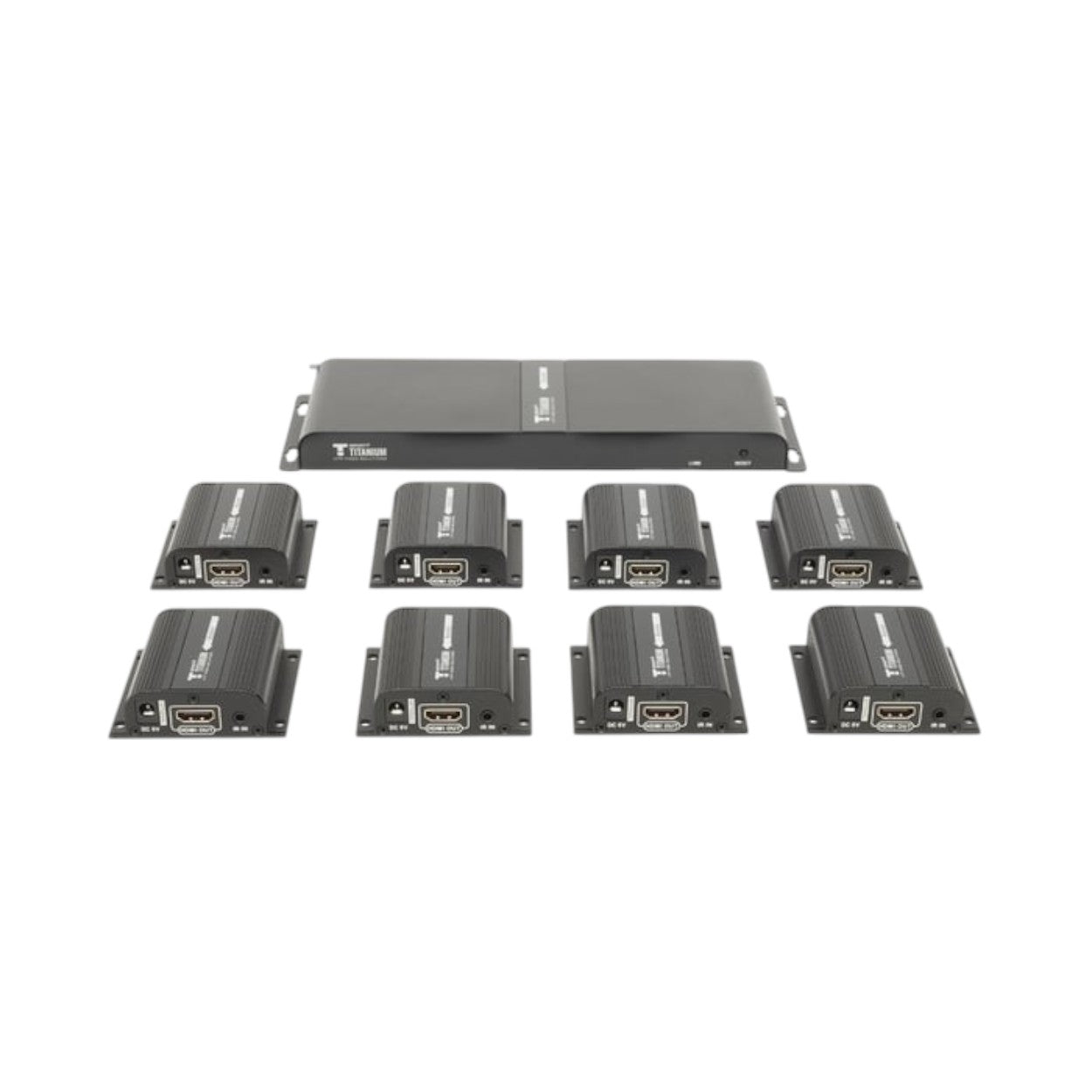 Kit Divisor y Extensor HDMI Divide 1 Fuente HDMI a 8 Pantallas TT718PRO - SILYMX