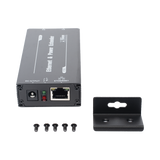 Transmisor para Extensor PoE TT-8001R 1 Puerto para recepción de video y alimentación (PoE) / IDEAL PARA DOMOS Y CAMARAS IP / Conexión en Cascada / Soporta PTZ´s de 60 W / Soporta IEEE802.3af/at (POE 600 METROS) - SILYMX