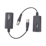 Kit EXTENSOR IP por cable CABLE COAXIAL para distancias de HASTA 200 m REUTILIZA EL CABLEADO EXISTENTE PARA CONECTAR CÁMARAS IP No Requiere Energía Transmisión en Tiempo Real Protección Contra Sobretensiones Incorporada TT-IP-CX - SILYMX