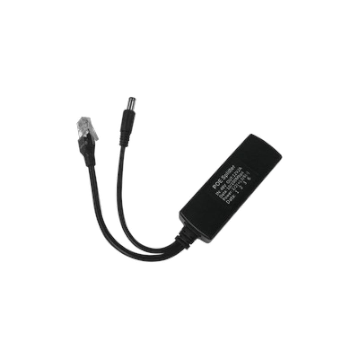 Cable divisor PoE pasivo de 48-55 Vcc 12 Vcc, 2 A Ideal para cámaras IP SIN PoE TTPL100 - SILYMX