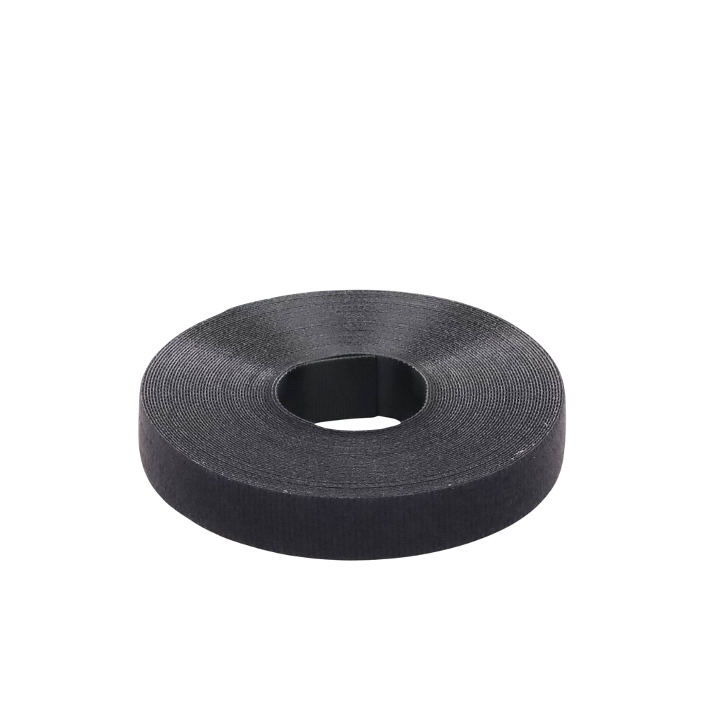 Kit De 10 Rollos De Cinta De Contacto De 10.66 M De Largo Y 19.1 Mm De Ancho C/U Color Negro TTR-35RX0 - SILYMX