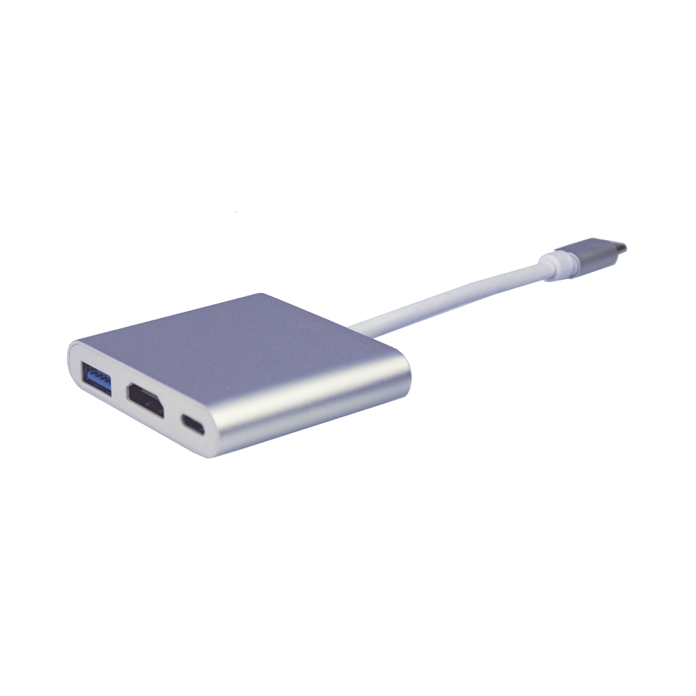 Adaptador Multipuerto USBC 3.1 A HDMI 4K USB 3.0 USBC Alta Velocidad de Transmisión de Datos Admite Carga Rápida PD en el Puerto USB C TT-USB-CAV - SILYMX