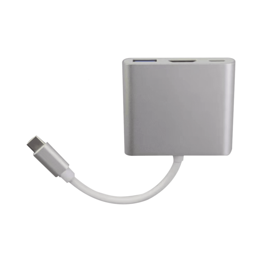 Adaptador Multipuerto USBC 3.1 A HDMI 4K USB 3.0 USBC Alta Velocidad de Transmisión de Datos Admite Carga Rápida PD en el Puerto USB C TT-USB-CAV - SILYMX