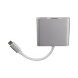 Adaptador Multipuerto USBC 3.1 A HDMI 4K USB 3.0 USBC Alta Velocidad de Transmisión de Datos Admite Carga Rápida PD en el Puerto USB C TT-USB-CAV - SILYMX