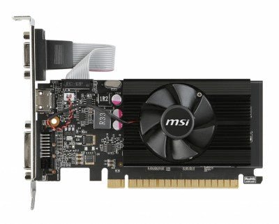 Tarjetas de VideoMSI710 2GD3 LPTarjeta de Video GT 710 2GB GDDR3 PCI - E 2.0 Perfil Bajo Pasiva MSI 710 2GD3 LP - SILYMX