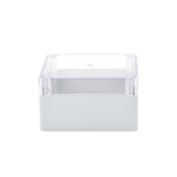 Gabinete Plástico para Exterior (IP65) de 160 x 160 x 90 mm Cierre por Tornillos Tapa Transparente TXG-01-5 - SILYMX