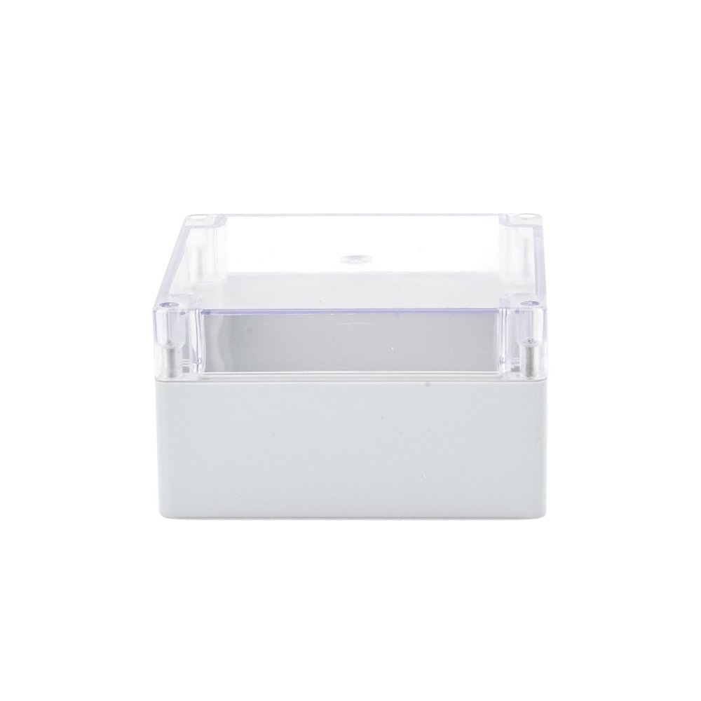 Gabinete Plástico para Exterior (IP65) de 160 x 160 x 90 mm Cierre por Tornillos Tapa Transparente TXG-01-5 - SILYMX