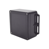 Gabinete de Plástico Negro para Exterior (IP65) de 120 x 120 x 60 mm Cierre por Tornillos TXG-0152-BK - SILYMX