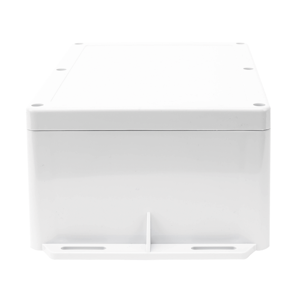 Gabinete Plástico para Exterior (IP65) de 160 x 220 x 100 mm Cierre por Tornillos Metálicos Orejas para instalación a muro - SILYMX