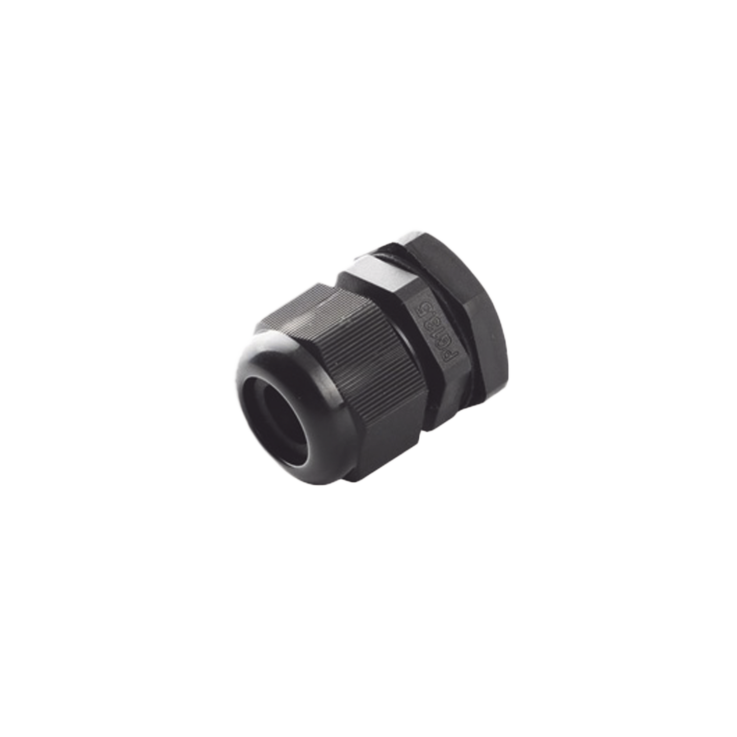Conector Plástico Negro Tipo Glándula, para Cable de 6 a 12 mm de Diámetro TXPRO TXG-PG-13.5BK - SILYMX