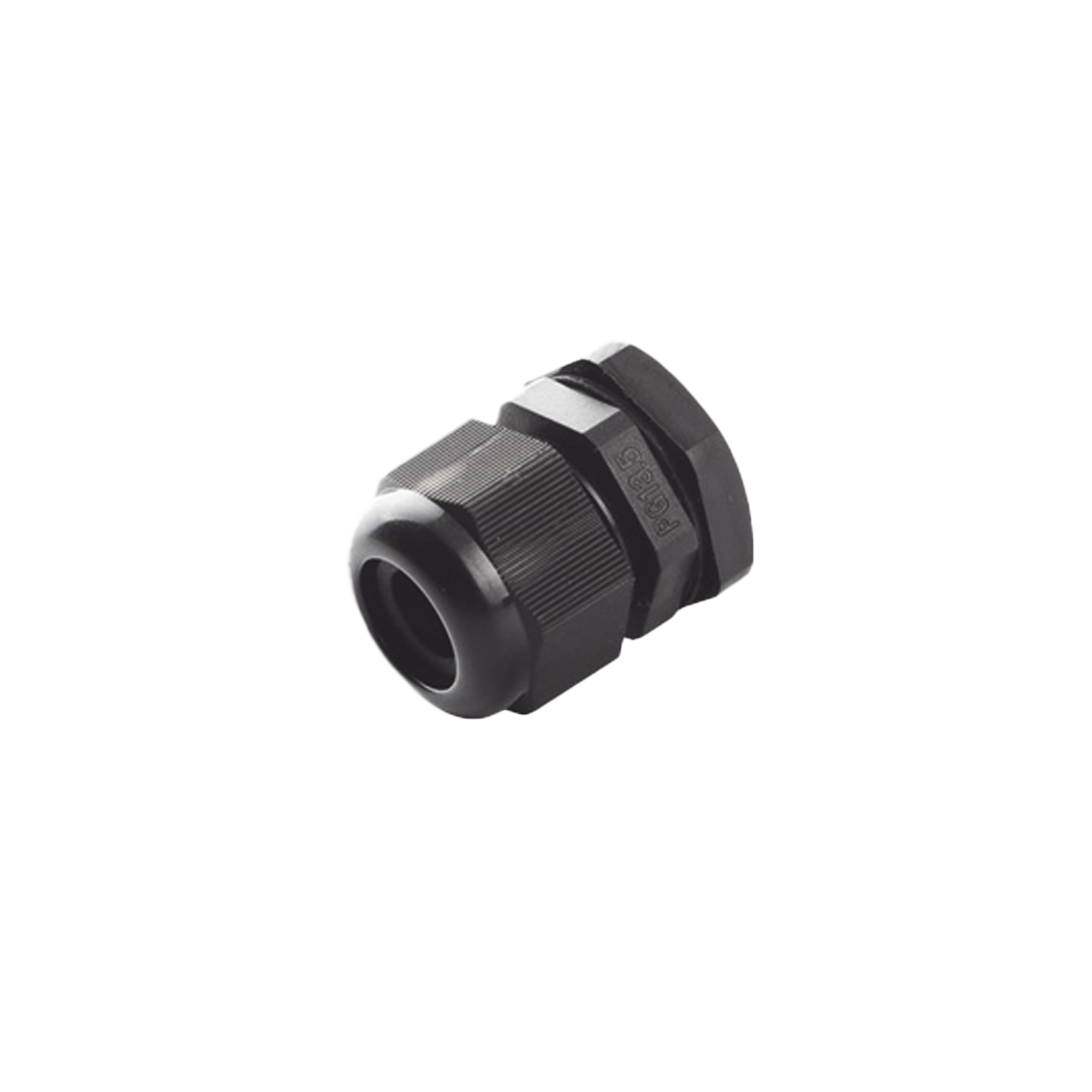 Conector Plástico Negro Tipo Glándula, para Cable de 6 a 12 mm de Diámetro TXPRO TXG-PG-13.5BK - SILYMX