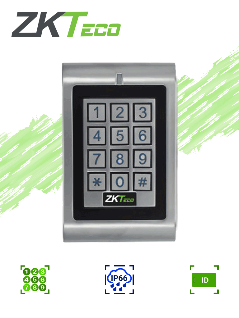 Teclado Independiente para Control de Acceso Interior o Exterior MK-H ID - SILYMX
