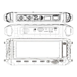 Probador de Video con Pantalla de 5 Pulgadas  Soporta cámaras 1MP  2MP  4MP  4K  Soporta: HDCVI TVI AHD  Salida de Energía de 12vdc a 1 Amper para Alimentar Cámaras  Entrada de Video HDMI VGA  Lampara de Led  Control por Coaxial  TES08MC - SILYMX