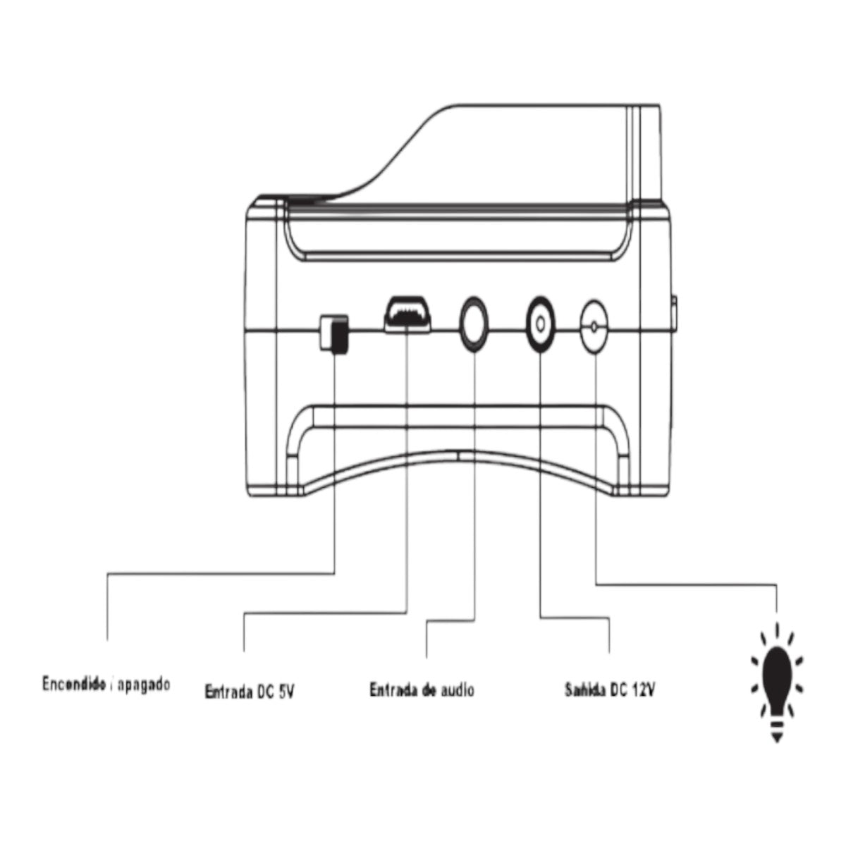 Probador de Video de Pulsera con Pantalla de 4 Pulgadas Soporta Resolución de Hasta 4 Megapíxeles Soporta: HDCVI TVI AHD Salida de Energía de 12vdc para Alimentar Cámaras Soporta Control por Coaxial Lampara Led TES07MC - SILYMX