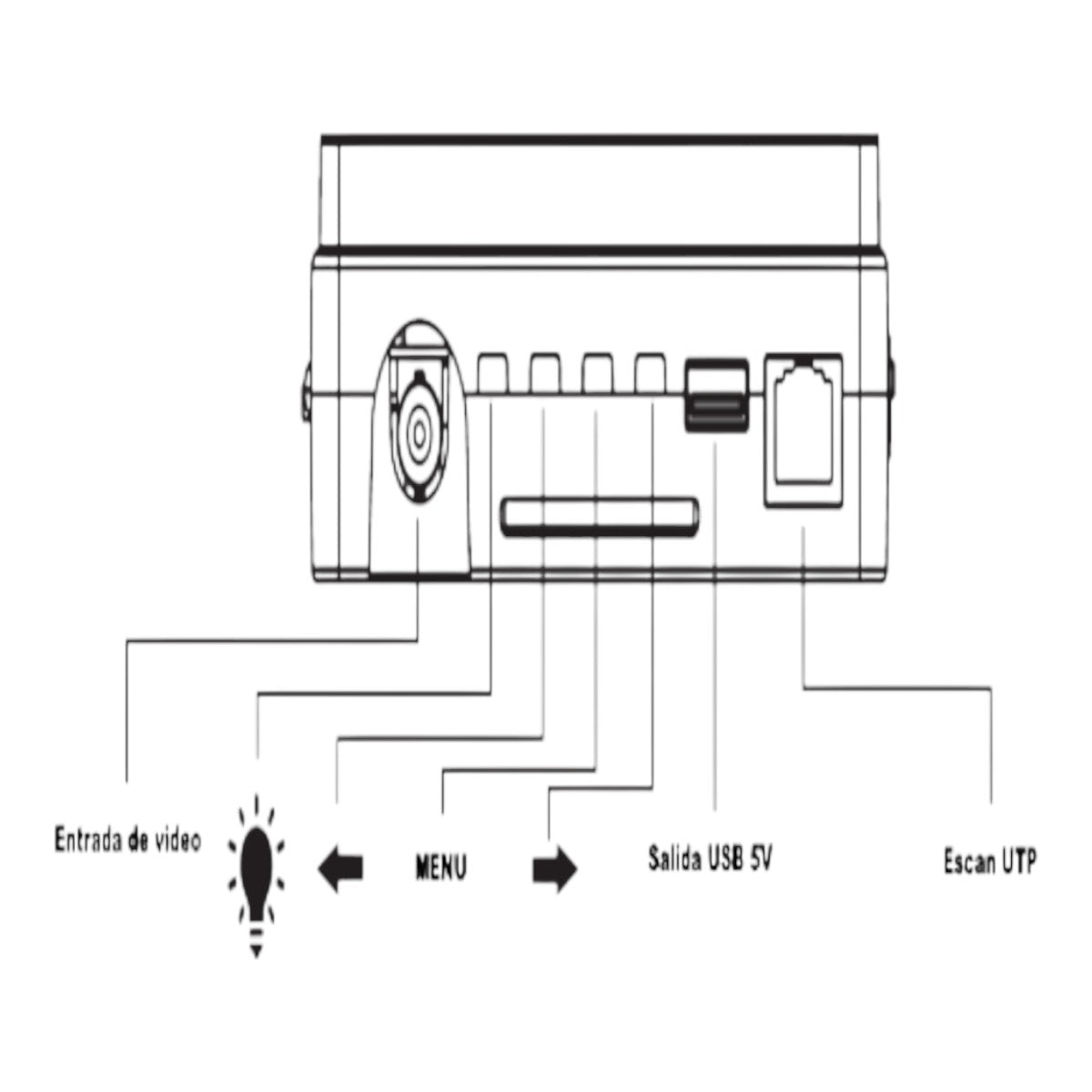 Probador de Video de Pulsera con Pantalla de 4 Pulgadas Soporta Resolución de Hasta 4 Megapíxeles Soporta: HDCVI TVI AHD Salida de Energía de 12vdc para Alimentar Cámaras Soporta Control por Coaxial Lampara Led TES07MC - SILYMX