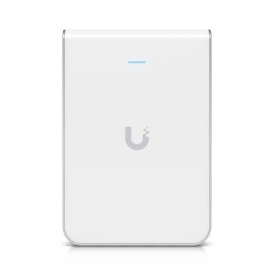 UBIQUITIU6-IWAccess Point UniFi U6 In Wall/Montaje p/pared, WIFI 6 2.4 Y 5 Ghz, hasta 5.3 Gbps, 1 pto PoE In, 4 ptos secundarios (1 PoE Out) - SILYMX
