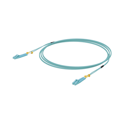UBIQUITIUACC-OFC-MM-3MJumper de Fibra Óptica Multimodo LC - LC Duplex 10 G, 50/125 OM3, Color Aqua, 3 Metros (9.84 Pies) - SILYMX