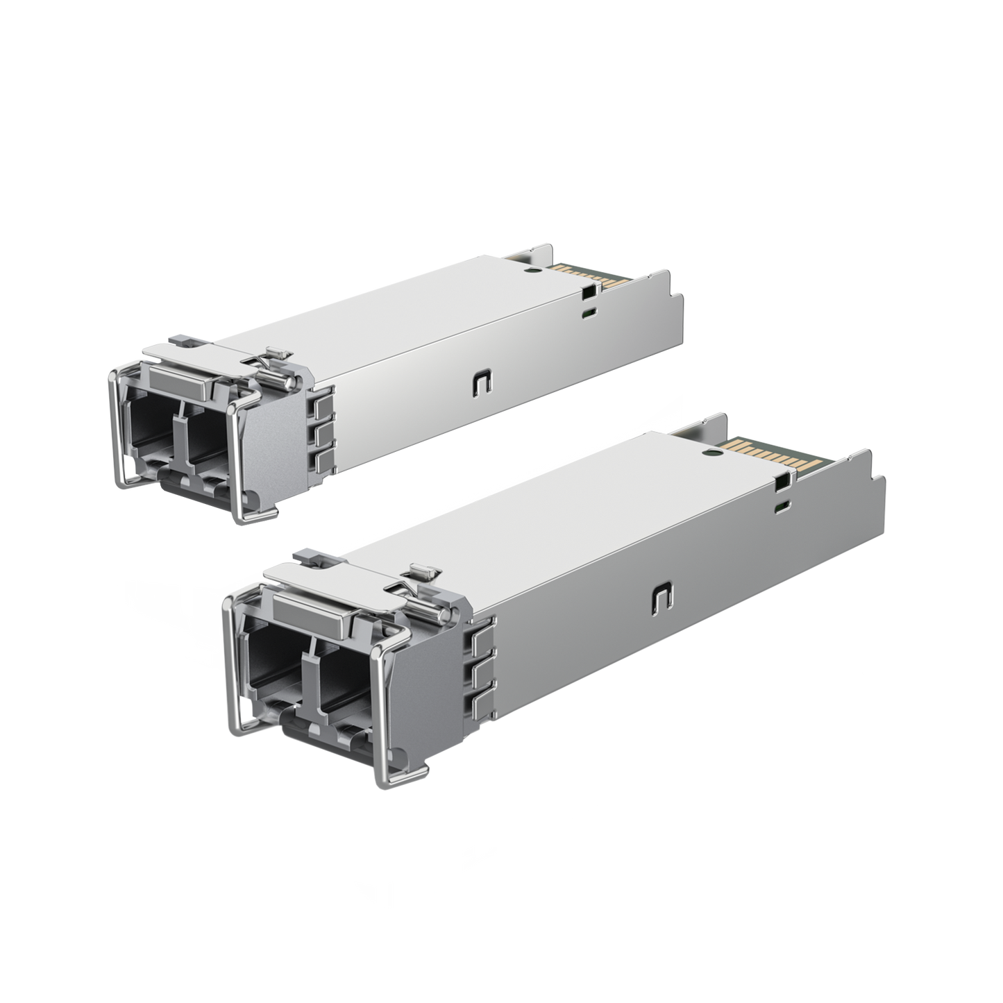 UFiber Módulo SFP, transceptor MiniGibic MultiModo 1.25 Gbps, distancia 550m, conectores LC, paquete de 2 piezas UACC-OM-MM-1G-D-2 - SILYMX
