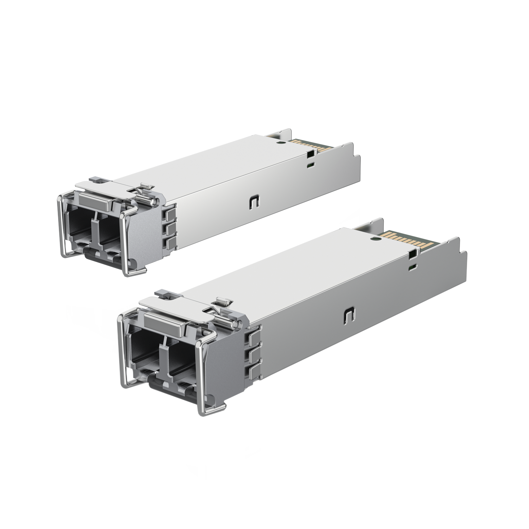 UFiber Módulo SFP, transceptor MiniGibic MultiModo 1.25 Gbps, distancia 550m, conectores LC, paquete de 2 piezas UACC-OM-MM-1G-D-2 - SILYMX