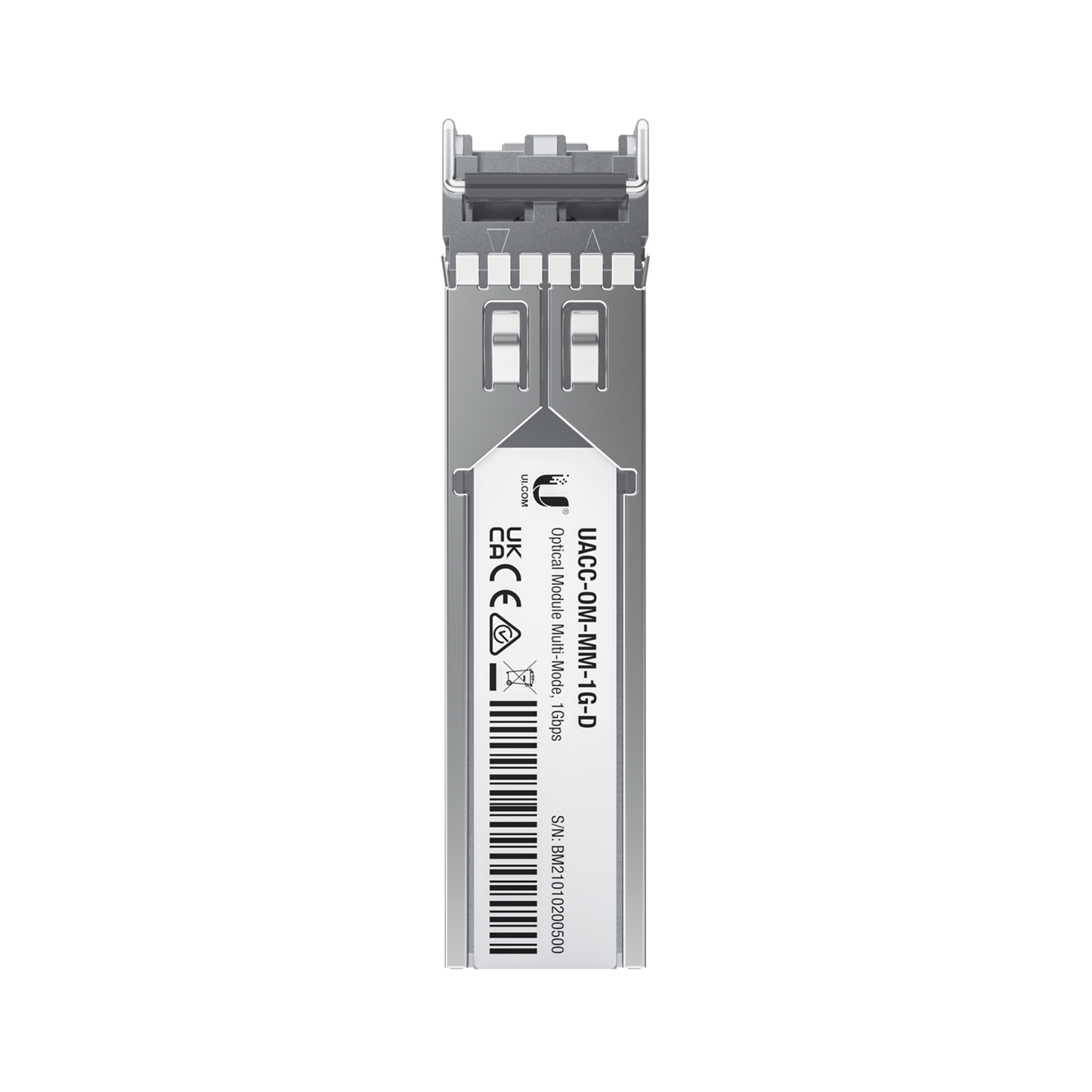 UFiber Módulo SFP, transceptor MiniGibic MultiModo 1.25 Gbps, distancia 550m, conectores LC, paquete de 2 piezas UACC-OM-MM-1G-D-2 - SILYMX