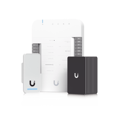 UBIQUITIUA-G2-SKUniFi Access Kit de Inicio Gen 2, Incluye Hub para conexiones, lector NFC y movimiento / 10 tarjetas de acceso / sistema completo para abrir una puerta - SILYMX